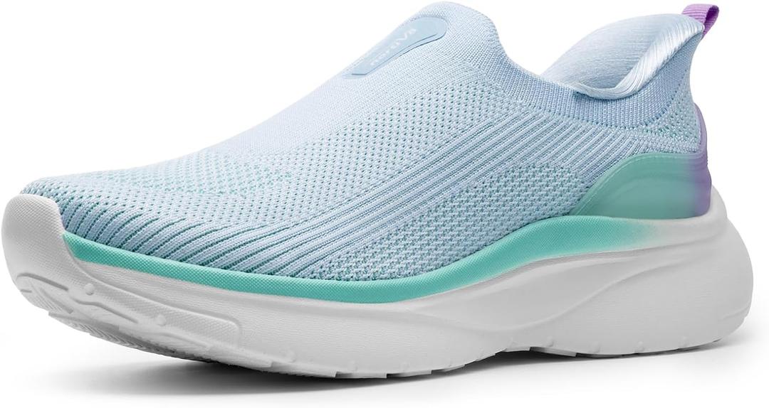 NORTIV 8 Women's Slip on Walking Shoes Hands Free Non-Slip Lightweight Gym Workout Casual Comfort Breathable Running Tennis SwiftSleek Fashion Sneakers (7.5)