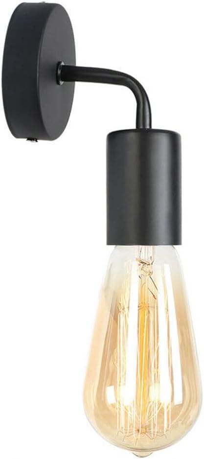Small Industrial Wall Lamp Iron Metal Wall Mounted Lights American Rustic Wall Sconce Fixture for Barn Farmhouse Dining Room Bar Porch (Color : A2)
