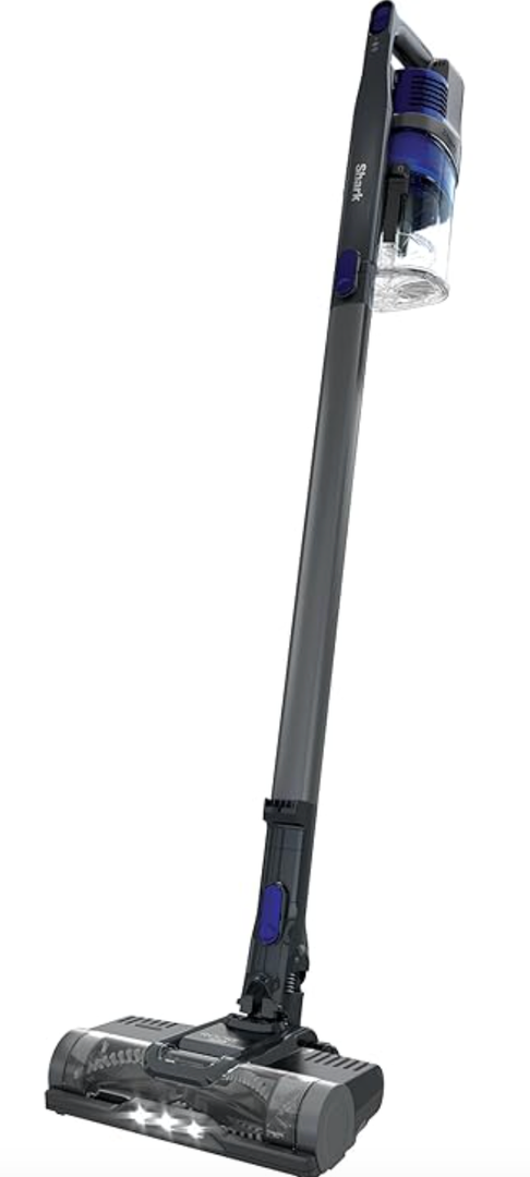 Shark | Pet Cordless Vacuum Cleaner | LED Headlights | Removable Handheld Vacuum for Pet Hair | Crevice Tool & Pet Multi-Tool Included | 40min Runtime | For Carpet & Hard Floors | Grey | IX141