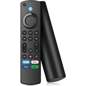 Replacement Voice Remote for All FireSeries, Stick 4K/ 4k Max(1st/ 2nd Gen), Stick(2nd/ 3rd Gen)/ Lite/ HD, TV Cube, for AMZ Omni, Insignia, Pioneer Smart TVs