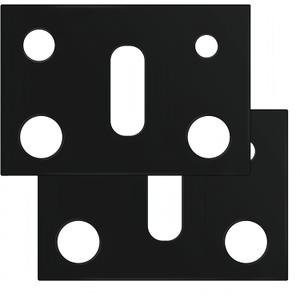 2 PACK Stove Covers, Stove Covers Reusable Gas Range Protectors for Samsung Gas Range, Reusable Gas Stove Burner Covers, Non-Stick Stove Liner (Black)