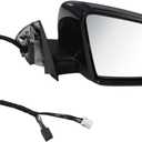 Right Passenger Side Mirror Assembly Compatible with CLA250 CLA45 AMG 2014-2018 Rearview Mirror with (BSM) Blind Spot Match & Heated and Turn Signal Light 1178100876-PFM (Right, Black)