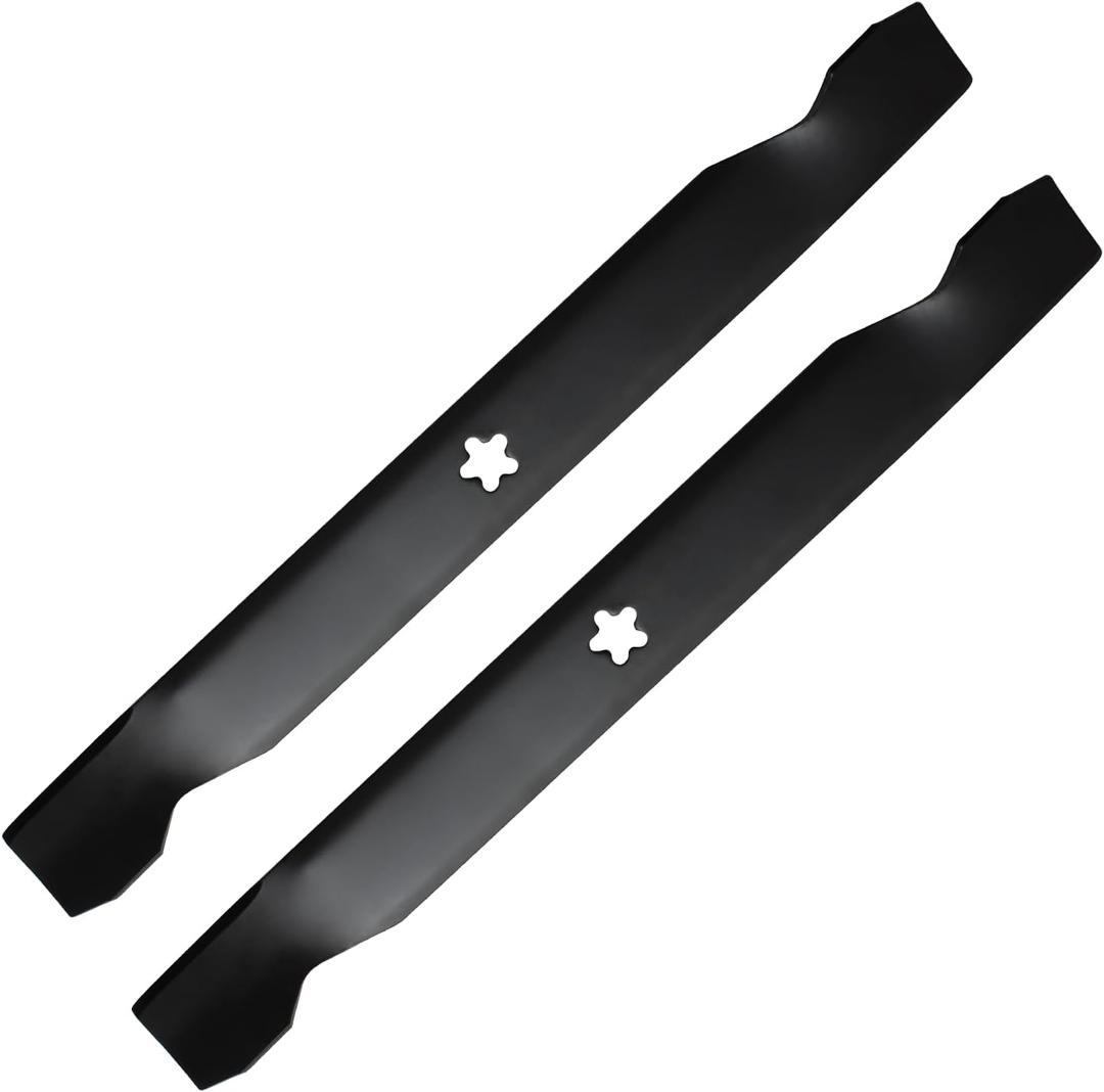 (2 Pack) Replacement High Lift Lawn Mower Blades for Craftsman Husqvarna Poulan 127843 138498 138971 532127843 532138498 532138971, Fits Craftsman LT1000 DYT4000, Husqvarna YTH18542 42 Deck Mower