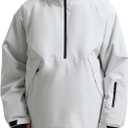 GSOU SNOW Womens Snowboard Jacket Men Snow Jacket Warm Waterproof Coat Ski Jacket for Winter Sport (X-Large, Grey)