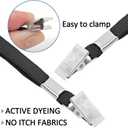 400 Pack Neck Lanyard Bulk with ID Card Holder Lanyards for ID Badges Vertical Name Badge ID Card Holders Flat Neck Lanyards with Clip for Nurses Teacher Students, Black