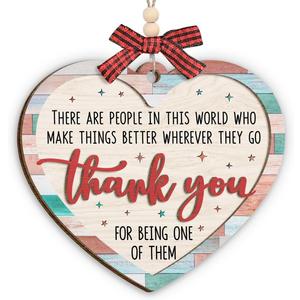 Thank You Ornament for Christmas Tree Decorations, Thank You Christmas Ornaments 2025, Appreciation Gifts for Women and Men, Retirement, Farewell