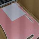 Folding Lap Desk, 23.6 Inch Wood Laptop Bed Desk with Cup Holder, Portable Bed Table for Working Writing Reading & Eating for Bed, Sofa, Couch, Floor - Pink