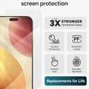 ZAGG Glass+ Screen Protector for iPhone 17 Pro Max - 3X Stronger, Impact & Shatter Protection, Scratch & Smudge-Resistant iPhone Tempered Glass, InvisibleShield, Easy PerfectFit Install