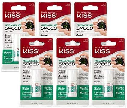 Kiss Maximum Speed Nail Glue (6 Pack) 40 Pack