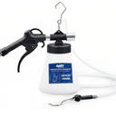 Orion Motor Tech Pneumatic Brake Bleeder Kit, 1.06 qt. Brake Fluid Bleeder Kit with 8 Master Cylinder Adapters, 1L Vacuum Brake Bleeder Set for One Person Brake Bleeding Automotive Fluid Extraction