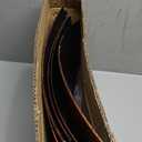 Lanpn Metal Christmas Tree Collar 28 inch, Christmas Tree Ring Collar for Medium Xmas Stand Cover Real Artificial Trees Indoor Outdoor Decoration (Bronze, Horizontal Weave)