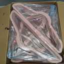 HOUSE DAY Lt Pink Velvet Hangers 60 Pack, Non Slip Clothes Felt Hanger Heavy Duty for Coat, Premium Slim Space Saving Suit Hangers for Closet Organizer, 360 Rotating Silver Hook