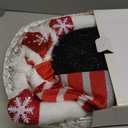 42-inch Snowman Outdoor Christmas Decoration, Lighted Collapsible Snowman with Red Scarf and Vest and Top Hat, Pre-Lit Pop Up Snowman for Outside/Indoor Yard -3FT