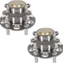 ECCPP Wheel Hub and Bearing Assembly Rear 512450 fit for Honda Civic 2013-2015 5 Lugs Wheel Bearing Hubs with ABS 2pcs