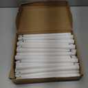 Reginary 36 Pieces Flameless Taper Candles Battery Operated Bulk 11" Plastic Lights LED Candlesticks Window Candles for Birthday Wedding Church Decor Party Supplies(White)