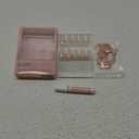 Glamnetic Press On Nails - Goal Digger | Glossy, Semi-Transparent, Short Round Nails, Reusable | 12 Sizes - 30 Nail Kit with Glue