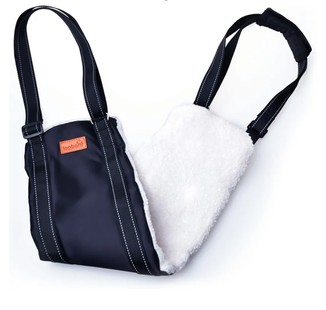 Portable Dog Sling for Back Legs, Hip Support Harness to Help Lift Dogs Rear for Canine Aid and Old K9 Cruciate Ligament Rehabilitation