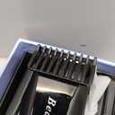 Beard Trimmer for Men, 20 Length Adjustable, Cordless Waterproof Clippers, Stainless Steel T-Blade for Precision Facial Hair Trimming with 2 Guide Combs, Travel Lock, LED Display (Black)