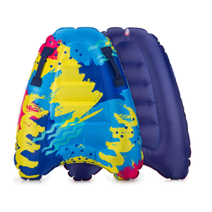 Inflatable Boogy Boards for Beach Travel Toys, 30 Cavas Slip Slide Water Park Body Surfing Board with Handles, Summer Fun Water Pool Game Toys for Kids 4,8,12 Ages Resort