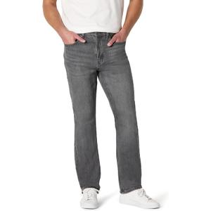 Amazon Essentials Men's Low Stretch Straight-Fit Jeans (Gray)