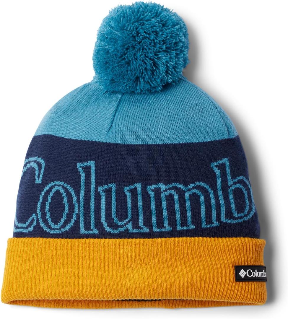 Columbia Polar Powder Ii Beanie (One Size, Shasta, Collegiate Navy, Raw Honey)
