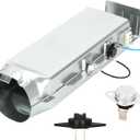 DC97-14486A Dryer Heating Element Upgrade OEM DC96-00887A,Fit for Samsung Dryer dv45h7000ew/a2 dve50r5400v/a3 dve50r5200w/a3,Replace DC97-14486D AP4342351 (with DC32-00007A DC47-00016A)