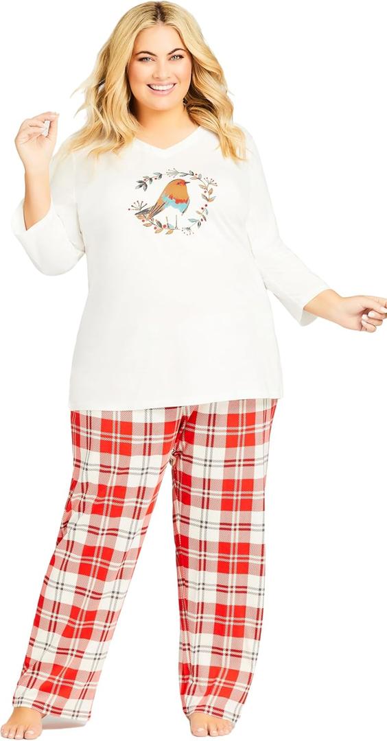 Women's Plus Size Robin Sleep Top (26)