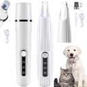 2 x CSD Pet Nail Grinder for Dogs Cats, Cordless USB-C, Low Noise LED Light