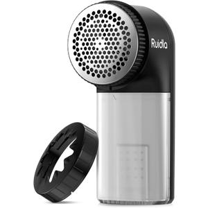 Fabric Shaver Lint Remover, Sweater Shaver to Remove Pilling, Lint Shaver with 2-Speed Power Adjustment, Fuzz Shaver for Clothes Balls-Battery Operated Black