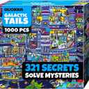 QUOKKA 1000 Piece Jigsaw Puzzle for Adults Galactic Tails  Puzzles for Adults 1000 Pieces Premium Box Packaging - Extra Fun with Hidden Secrets & Audio Story  Perfect Relaxation & Creativity & Gift