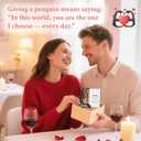 Valentines Day Gifts for Husband Wife Him Her Anniversary Romantic Gifts for Boyfriend Girlfriend Birthday Wedding Gift for Fiance Couple Women Men Let's Do This Forever 3D Penguin Decor
