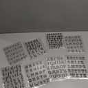 8PCS Letter Stamp, Planner Stamps, Alphabet Stamps Suitable for Making Cards, Diary Decorations Greeting Cards Invitations Envelopes