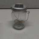 Cooo Gift for her him 6 Pack Solar Lanterns Outdoor Waterproof Upgraded Crystal Glass Solar Mason Jar Lights 30 LED 215% Larger SolarPanel, Anti-Rust Lid Hanging Outdoor Lanterns for Garden Porch
