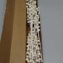 Darice VL4583 Pearl Berry Seed Bead Garland, 6-Feet, White