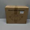 Wood Stove Steamer, Cast Iron Fireplace Humidifier, 2.4 Quart Capacity, Pumpkin Wood Stove and Fireplace Accessories for Decoration and Gifts