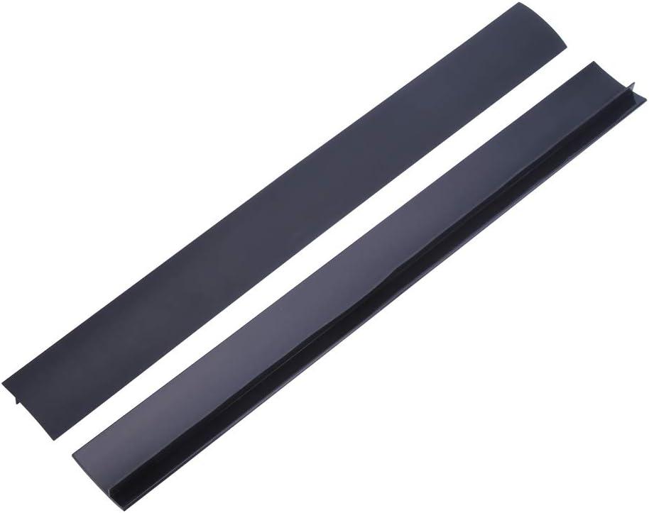 2 Pack Flexible Kitchen Stove Gap Covers, Silicone Gap Fillers Between Counter and Stovetop, Oven, Washer, Dryer, Easy to Wipe, Food grade (21 Inches) 