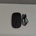 SUNGI Bluetooth Mouse for Laptop/MacBook/iPad/Android PC,Rechargable Quiet Slim Wireless Mice Compatible with Windows/Linux/Tablet,Black