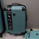 Travelers Club Midtown Hardside 4-Piece Luggage Travel Set, Emerald