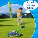 Gizzjoy Dinosaur Toy Rocket Launcher for Kids - Launch Up to 100 Ft, 4 Rockets, Outdoor Outside Toys for Kids, Dinosaur Toys, Birthday Gifts for 3 4 5 6 7 8-12 Year Old Boys Girls