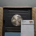 Natural Marble Outdoor Towel Rack with Weighted Base, KES 5-Feet Pool Towel Rack Outdoor for Hot Tub 18/8 Stainless Steel, Adjustable 3 Arms with Storage Tray, Brushed Finish OTR200-2