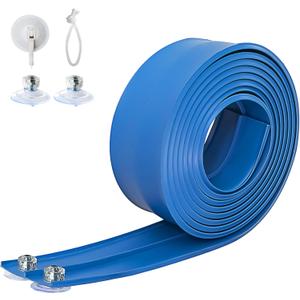 Flex Track 15 Ft Starter Set, Flexible Race Car Ramp Track for Ages 3 & Up with Suction Cups Compatible with Diecast 1/ 64th Cars (Blue)