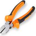 BOENFU Wire Cutter for Artificial Flowers and Crafts, 6 inch Side Cutters Chicken Wire Cutters Heavy Duty Diagonal Cutting Pliers Wire Clippers, Orange