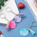 50 Pcs Valentines Employee Inspirational Keychains Bulk Thank You Gifts for Women Appreciation Nurse Teacher Student