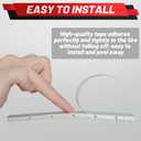 Upgraded 1/2oz 300Pcs Adhesive Wheel Weights Stick On for Steel Rims Corrosion-Resistant Coated Painted Tire Balancing Weight 0.5 oz, 300 Pack (Gray)