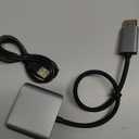 DisplayPort to Dual HDMI Adapter 1 in 2 Out | 4K60Hz, DP Source to HDMI Splitter Extended Display port splitter for Dual monitors, for Desktop,Laptop,NVIDIA, AMD Graphics Card - MACOS Not Support MST