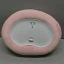 Tablet Pillow Stand, Compatible with 5"-12.9" Kindle, iPad, Phone/Tablet, Google, Samsung, 360 Rotating Phone Holder for Bed, Soft Plush Fabric, Detachable Bowl, Reading and Relaxation on Bed, Pink