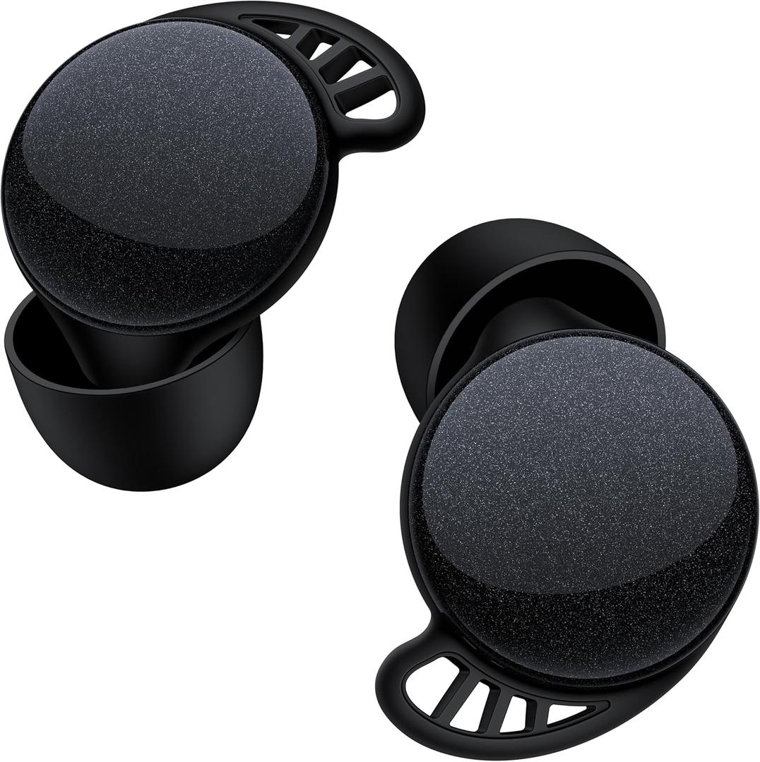 Ear Plugs for Sleeping Noise Cancelling with Ear Hook/Secure Fit, 45db Ear Plugs for Noise Reduction for Concerts, Focus, Travel, Ultralight Reusable Sleep Earplugs with 8 Earplugs Phegittg-Big0od