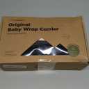 KeaBabies Baby Wrap Carrier - All in 1 Original Baby Carrier Newborn to Toddler Sling, Easy to Wear, Hands Free Bonding, Lightweight, Breathable Infant Wraps (Trendy Black) (One Size (Pack of 1))