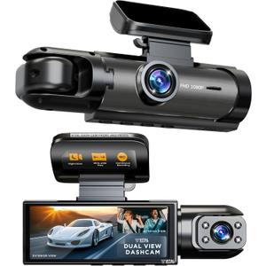 Vital Dash Camera Pro 2026 Dashcam Front and Rear Camera for Cars Dual Car Camera with Night Vision, G-Sensor 24/7 Parking Surveillance, Loop Recording, Wide Angle Easy Setup Vital Dash Cam Pro FHD