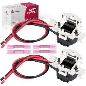 2 PCS H7 Light Bulb Socket Retainer Holder Adapters Compatible with Ford VW Mercedes Opels Suitable for H7 HeadLight Halogen HID LED Lamp Bulbs Plug Holder Connector Base